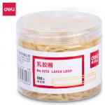 得力 100g办公耐用乳胶圈/橡皮筋/橡胶圈/牛皮筋 财务用品 办公用品 3213