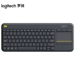 罗技（Logitech） k400plus无线触控键盘安卓智能电视专用电脑笔记本触摸面板 黑