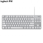 罗技（Logitech）K835机械键盘 有线键盘 游戏办公键盘 84键 白色 TTC轴 青轴