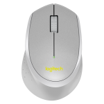 罗技（Logitech）M330 无线轻音鼠标 家用办公鼠标通用右手鼠标 舒适曲线 灰色