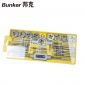 邦克（Bunker） 丝锥板牙组套手动丝攻扳手板牙绞手螺丝取出器20PCS BK-328002