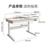 乐歌（Loctek） iE7（EC7） 智能升降桌电动升降学习桌多功能家用书桌