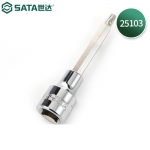 世达（SATA）大飞12.5mm系列50mm100MM长短花形旋具套筒24101-25109 100MM长花形T-27/25103