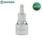 世达（SATA）大飞12.5mm系列50mm100MM长短花形旋具套筒24101-25109 50MM花形T-27/24103