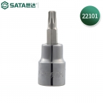 世达（SATA）五金工具10MM花形内六角旋具头套筒六角扳手梅花批头22101-22111 T-10/22101