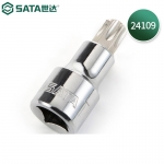 世达（SATA）大飞12.5mm系列50mm100MM长短花形旋具套筒24101-25109 50MM花形T-60/24109