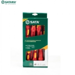 世达（SATA）5件VDE绝缘螺丝批组套 起子改锥螺丝刀工具09301A-09304A 7件T系列VDE绝缘螺丝批组套09303