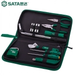 世达（SATA）家用五金工具套装 基本维修组套 11件 06011