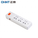 正泰（CHNT）/插线板/插排/排插/接线板/拖线板NEA9-过载排插3位总控带开关带过载延长线插座 1.8米