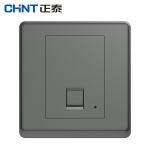 正泰（CHNT）开关插座86型墙壁面板家用暗装窄边框面板无线AP路由器NEW6-M21505幻银灰