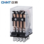 正泰（CHNT）JZX-22F（D）/4Z 插 DC24V 小型中间继电器14角 继电器 带灯 DC24V