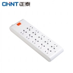 正泰（CHNT）/插线板/插排/排插/接线板/拖线板NEA9-过载排插10位总控带开关带过载延长线插座 3米
