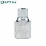 世达（SATA）工具手动扳手套筒13701-13708 大飞12.5MM系列花形套筒E10-E24 E20 13706 铬钒钢