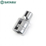 世达（SATA）工具手动扳手套筒13701-13708 大飞12.5MM系列花形套筒E10-E24 E10 13701 铬钒钢