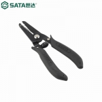 世达（SATA）工具防静电工业级剥线钳拨钳电缆线扒线钳子75141-75142 防静电手柄剥线钳0.2-0.8MM 75142