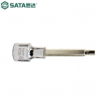 世达（SATA）工具 12.5MM系列100MM长六角旋具套筒 25209 6MM 25203