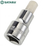 世达（SATA）12.5MM系列50MM长12角旋具套筒M5-M16 24801-24807 24802 M-6