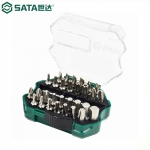 世达（SATA）工具手动\/电动\/气动旋具头组套汽修工具快脱磁性接杆 09331 31件套电动09332