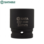 世达（SATA）3/4"系列六角风动套筒17MM-38MM 34505-34526 3/4"系列六角风动套筒34MM 34522