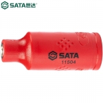 世达(SATA)工具 11504-11515 6.3MM系列VDE绝缘6角套筒11504 11512 12MM