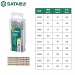 世达（SATA）麻花钻头套装含钴钻头电钻钻头打孔高速钢直柄麻花钻 5件套直柄含钴麻花钻 11.5MM 52415