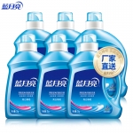 蓝月亮  亮白增艳洗衣液 薰衣草香2kg*6瓶 强效去污 速溶低泡易漂护衣增色