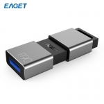 忆捷（EAGET） F90 U盘 256GB  USB3.0高速金属推拉式车载商务优盘 防尘 防水 防震  商用