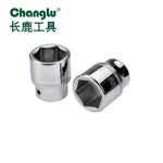 长鹿 3/4"&1"镜面六角重型套筒41mm铬钒钢锻造 货号：CL203941【3/4"镜面六角重型套筒41mm*1个】手动套筒
