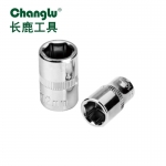 长鹿10mm系列镜面6角套筒(Cr-V)22mm