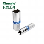 长鹿12.5mm系列蓝带加长6角公制套筒(Cr-V)13mm