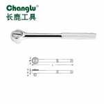 长鹿镜面压花柄棘轮扳手 铬钒钢制造 货号：CL303201【1/2”压花柄棘轮扳手 *1把】