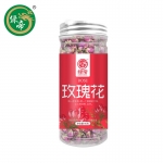 绿帝 自然晒干玫瑰花花草茶手选干净整朵无杂泡茶水滋补养生 玫瑰花45g