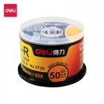 得力（deli） 3725 CD-R空白光盘CD刻录盘VCD车载音乐 50片/筒