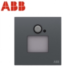 ABB开关插座面板 人体红外壁角灯LED 过道踢脚 地脚灯 盈致系列 灰色 CA457-MG