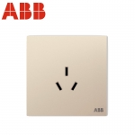 ABB开关插座面板 16A三孔空调插座 盈致系列 金色 CA206-ZG