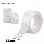 三木 7121 透明高粘文具胶带 18mm*20y 8卷/筒