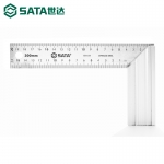 世达（SAtA） 直角尺91411铝柄钢角尺 200mm