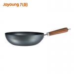 九阳（Joyoung） 无涂层铸铁炒菜锅可立盖燃气煤气灶电磁炉通用家用中式不锈煎炒锅 精铁无涂层CTW3201-C 32cm