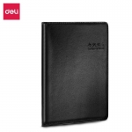 得力(deli)  16K 80张大号会议记录本 办公用品 黑色7949