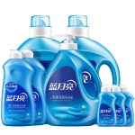 蓝月亮 薰衣草亮白2kg×2+兰手1kg+神器500g×2+旅行装80g×3深层洁净强效去污