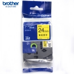 兄弟(brother)TZe-651 24mm黄底黑字标签色带（适用PT1650/7600/2700/3600）