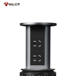 公牛（BULL） 升降插座 GN-SD104U 黑色盒装升降插座3*1.0*1.5m 4位五孔2USB