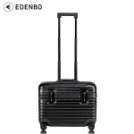 爱登堡（Edenbo） 时尚高档铝框机长拉杆箱18寸F-L9015黑色