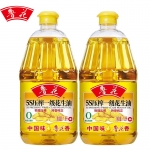 鲁花 5S物理压榨一级花生油1.8L*2 食用油 粮油