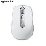 罗技（Logitech） MX Anywhere 3S升级无线蓝牙充电办公静音鼠标太空银