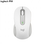 罗技（Logitech） M650-M无线蓝牙办公静音鼠标双模大小手男女通用M白色