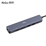 朗科（Netac） LK-HC024 Type-C扩展坞USB-C读卡器雷电4分线器HDMI网线转接头HUB通用苹果15MacBook华为笔记本ipad