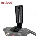 米泊（miliboo）L型竖拍快装板 单反直角垂直三脚架独脚架液压云台佳能尼康索尼相机摄影摄像机通用竖拍板