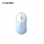 达尔优（dareu）UFO无线蓝牙双模办公轻音鼠标可切换微动带2.4G 冰晶蓝