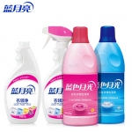 蓝月亮  衣物护理组合 衣领净500g+500g（瓶+瓶补）+白漂600g+彩漂600g